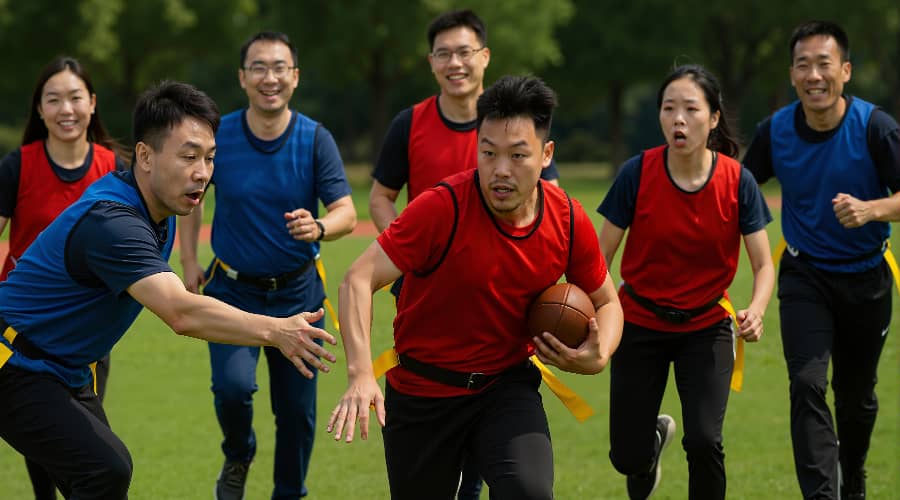 杭州德尔塔拓展橄榄球团建课程