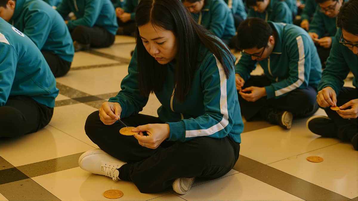 鱿鱼游戏-抠糖饼