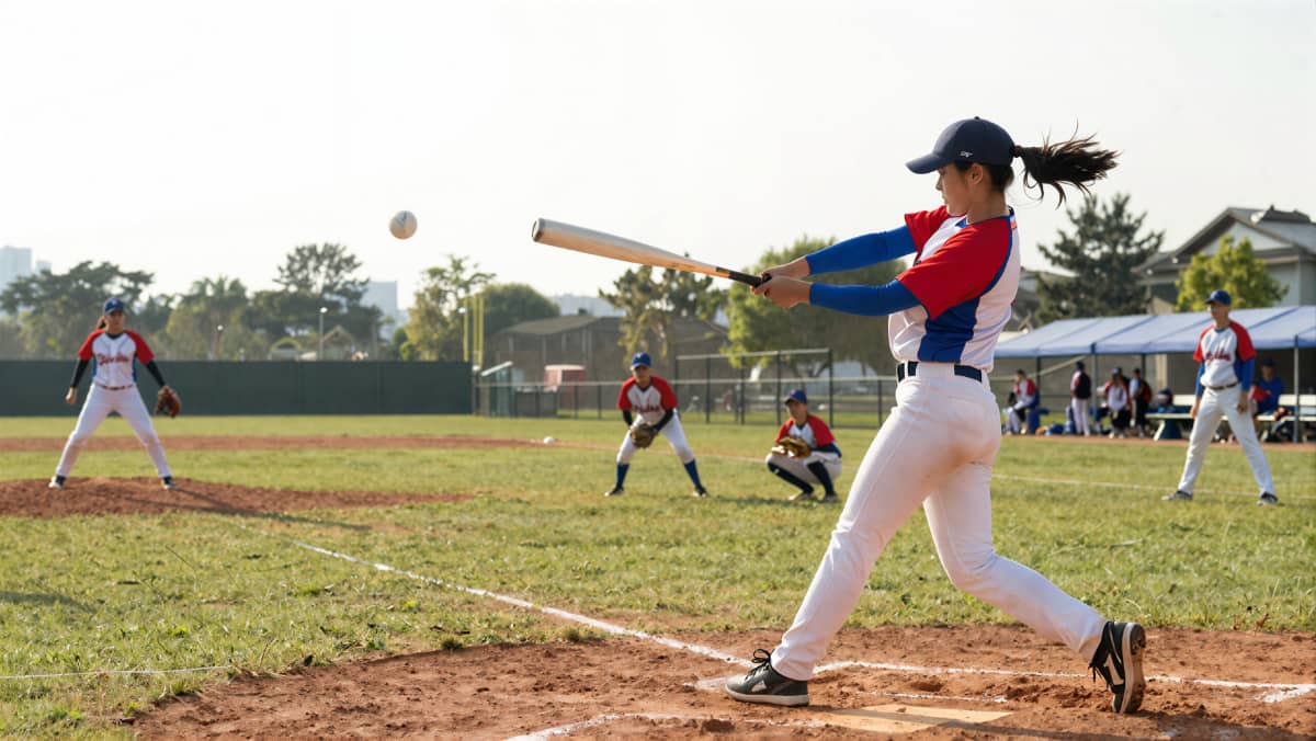 杭州德尔塔拓展｜棒球团建现场示意图｜击球