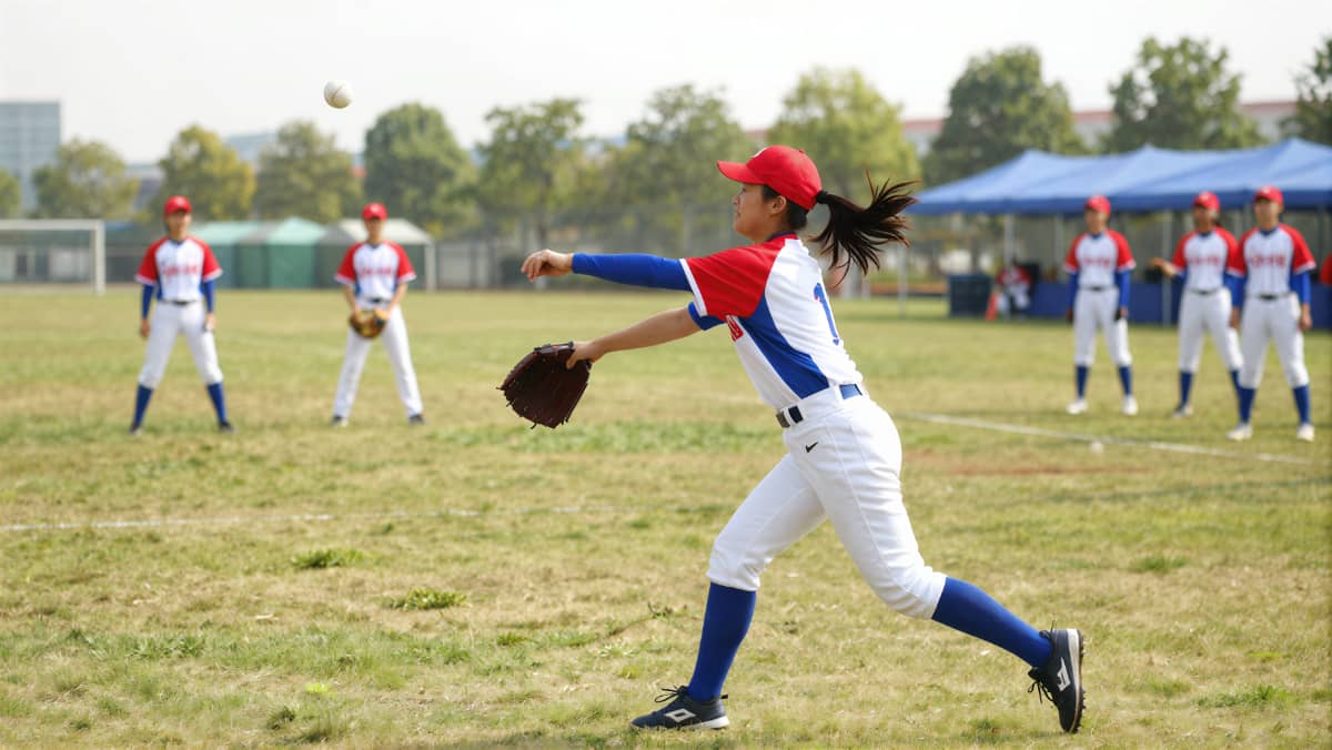 杭州德尔塔拓展｜棒球团建现场示意图｜投球