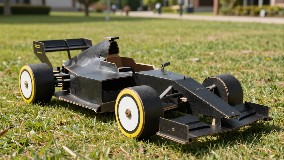 杭州德尔塔拓展｜F1战车主题团建现场示意图