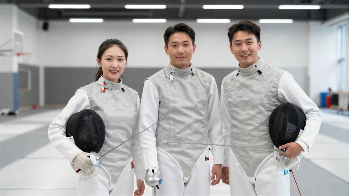 杭州德尔塔拓展｜击剑团建现场示意图