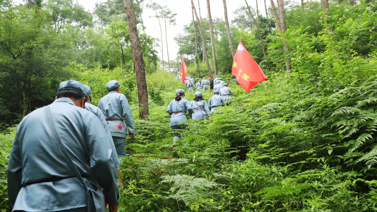 重走长征路｜情景化团建示意