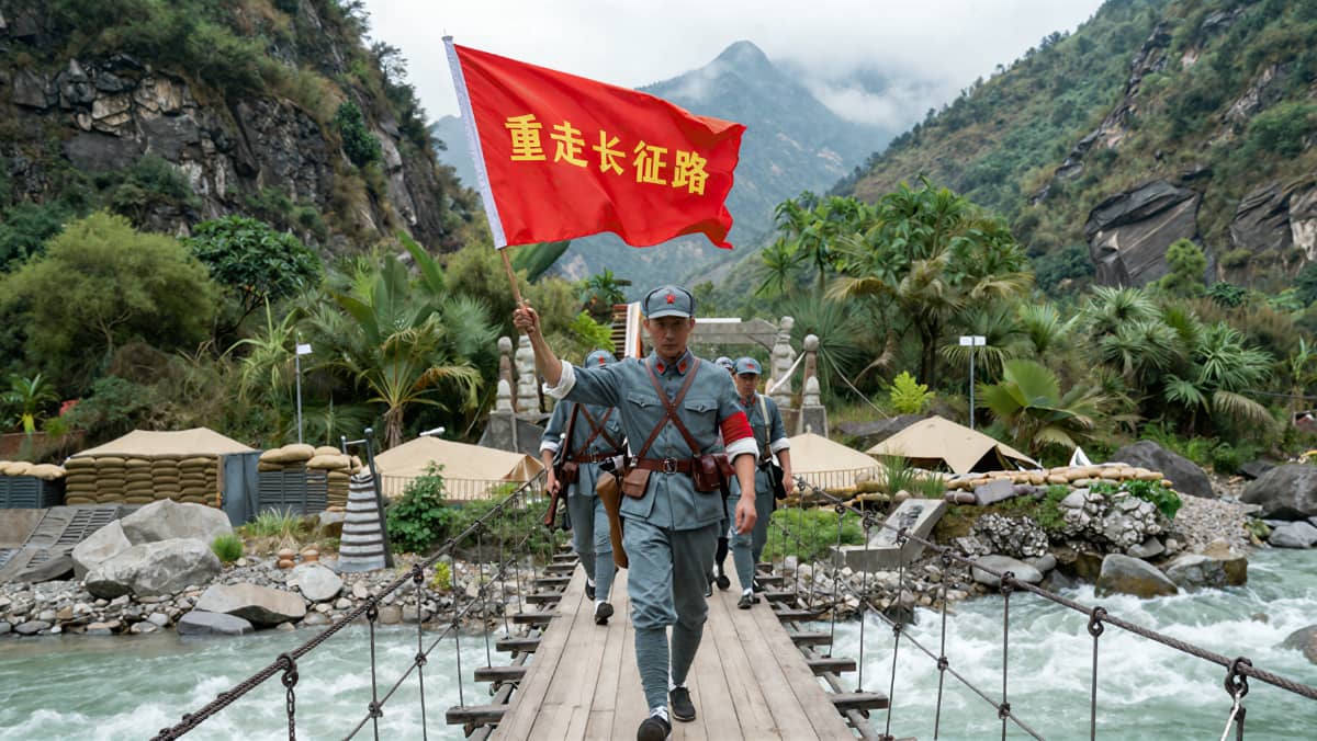 沉浸式重走长征路课程-飞夺泸定桥