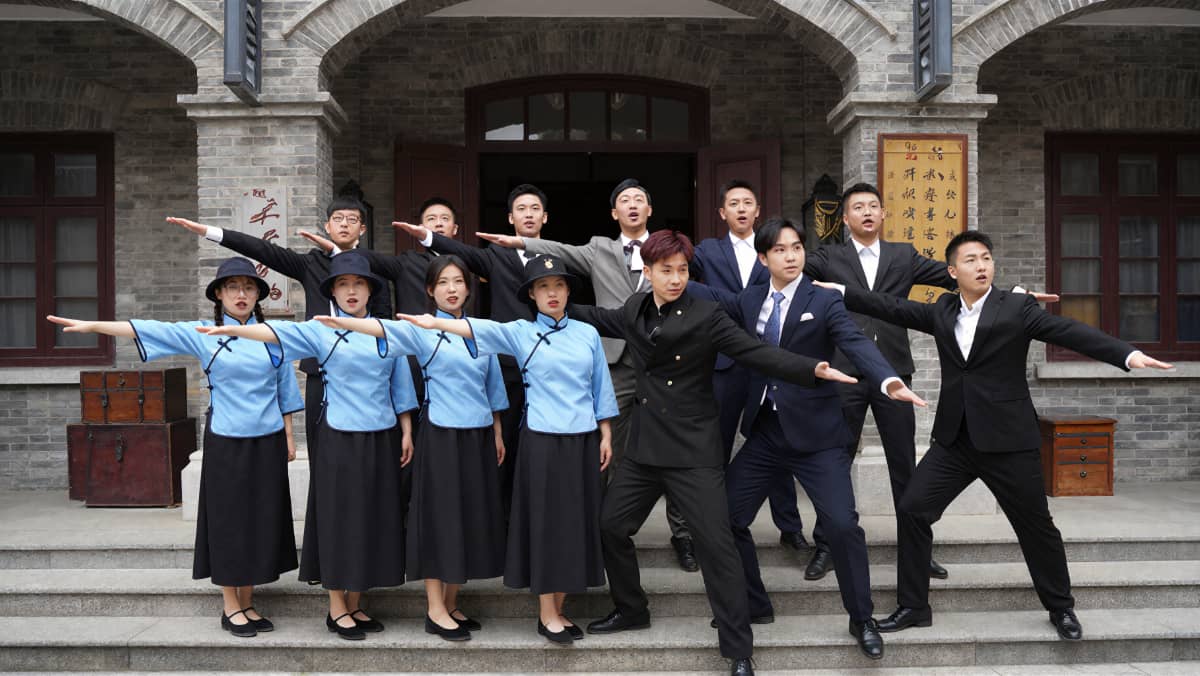 铁军风云-红色剧本团建合影