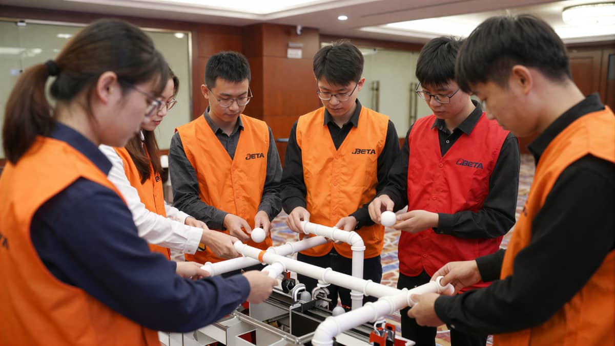 杭州德尔塔拓展｜挑战哥德堡 · 团队连锁反应装置示意图