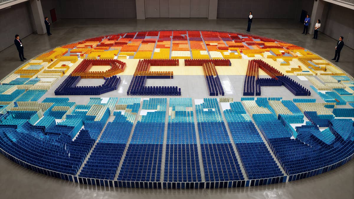 杭州德尔塔拓展｜挑战哥德堡 · 团队连锁反应装置示意图