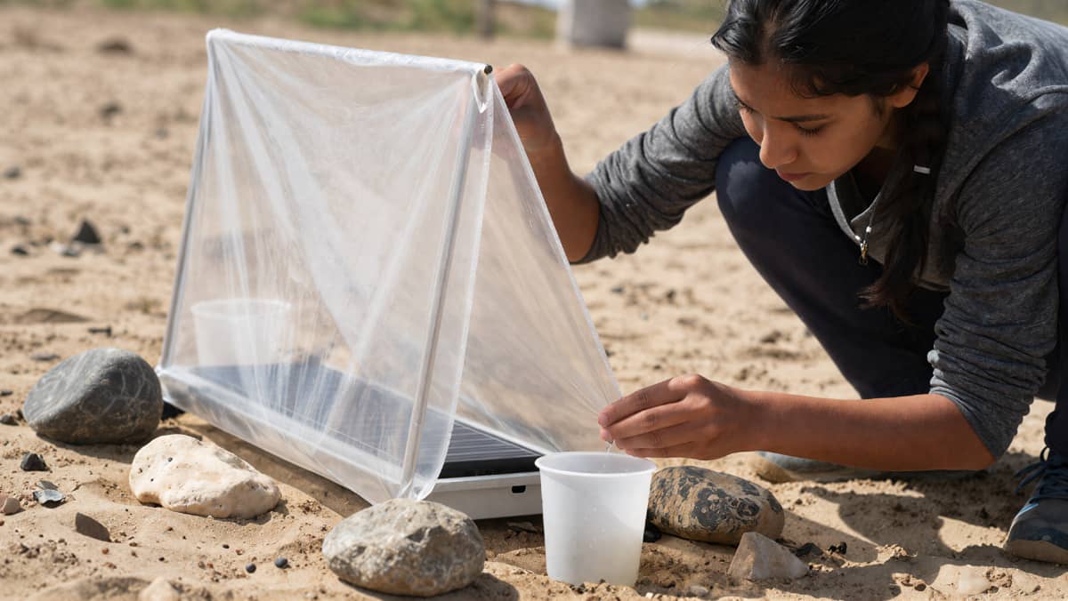 杭州德尔塔拓展｜野外生存&净化水源示意图
