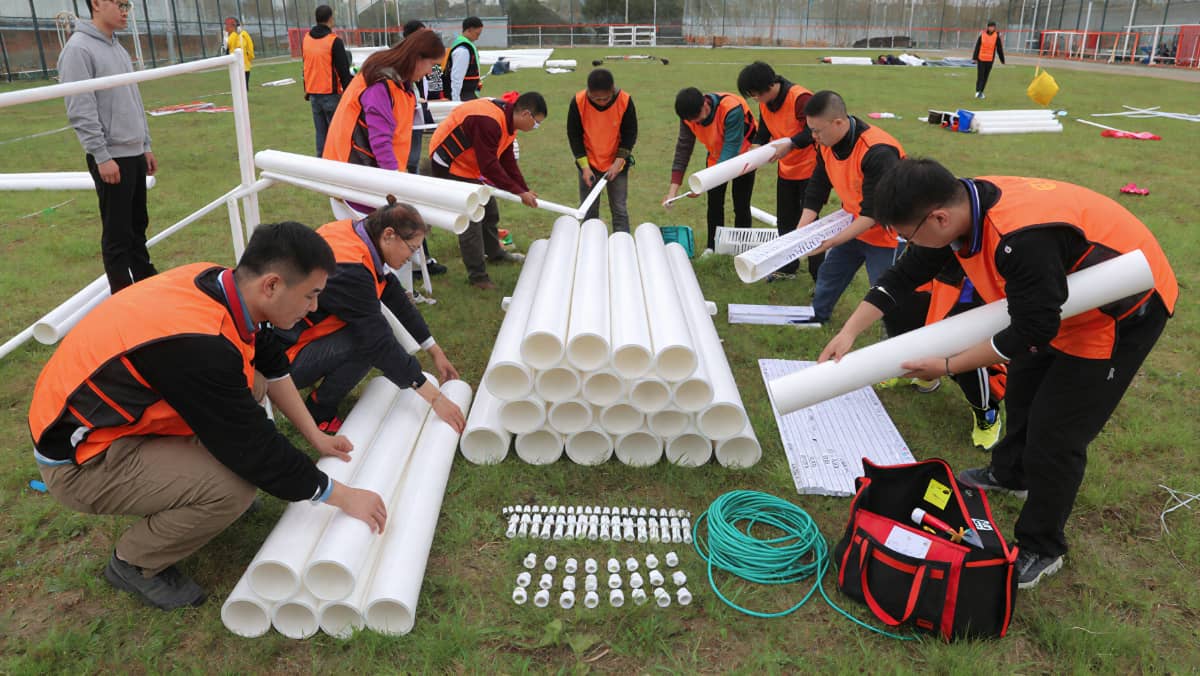 杭州德尔塔拓展｜疯狂过山车现场示意图