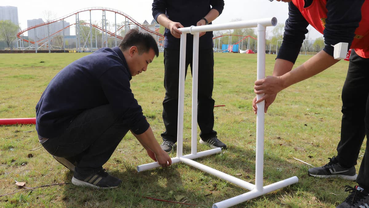 杭州德尔塔拓展｜疯狂过山车通车示意图