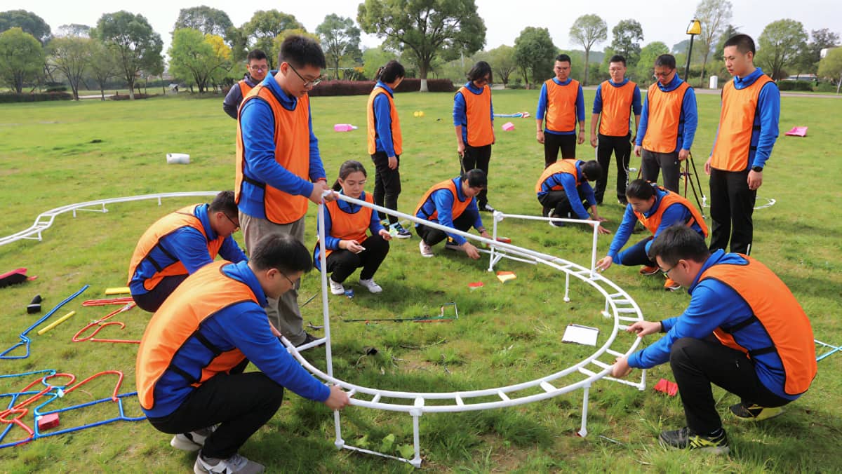 杭州德尔塔拓展｜疯狂过山车通车示意图