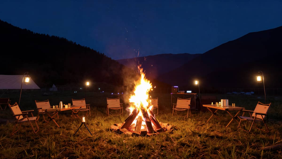杭州桐庐两天治愈式团队旅行｜篝火晚会