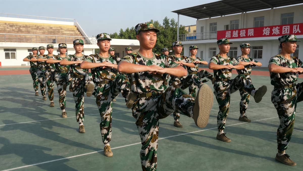 魔鬼训练科目-军训