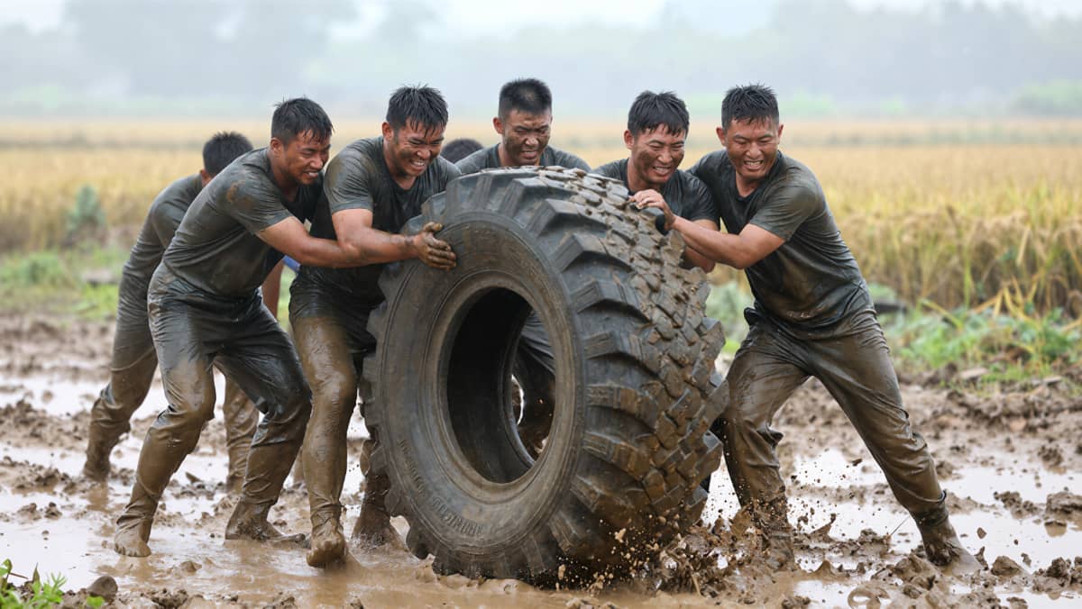 魔鬼训练科目-滚轮胎