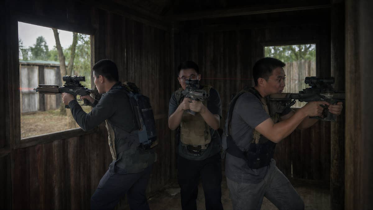 真人CS镭战团建示意图