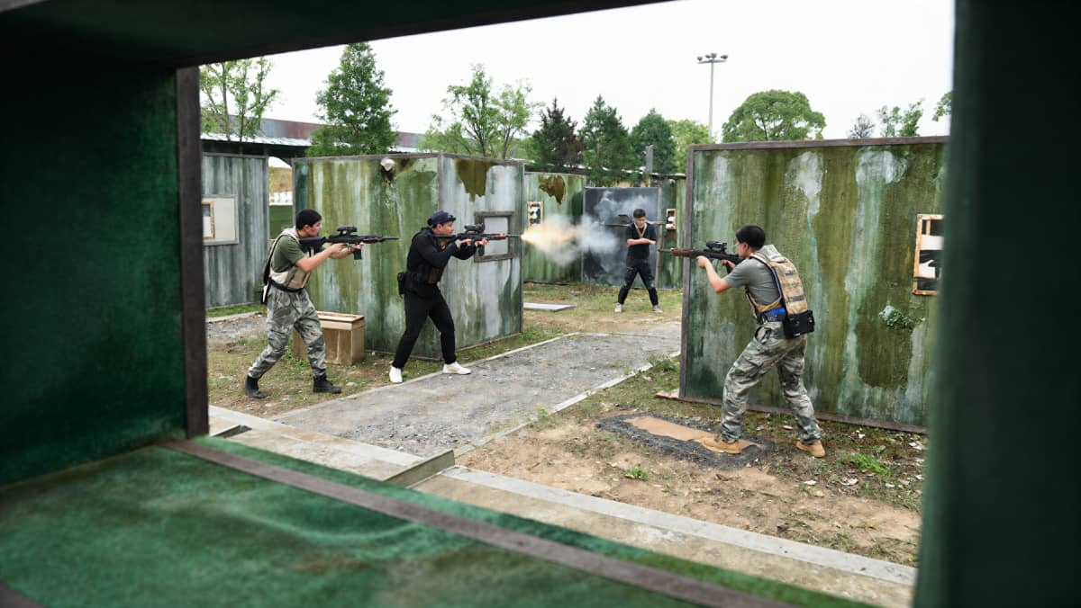 杭州德尔塔拓展｜绝地求生实景示意图