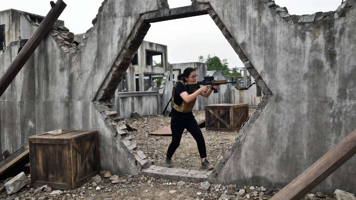 杭州德尔塔拓展｜绝地求生实景示意图