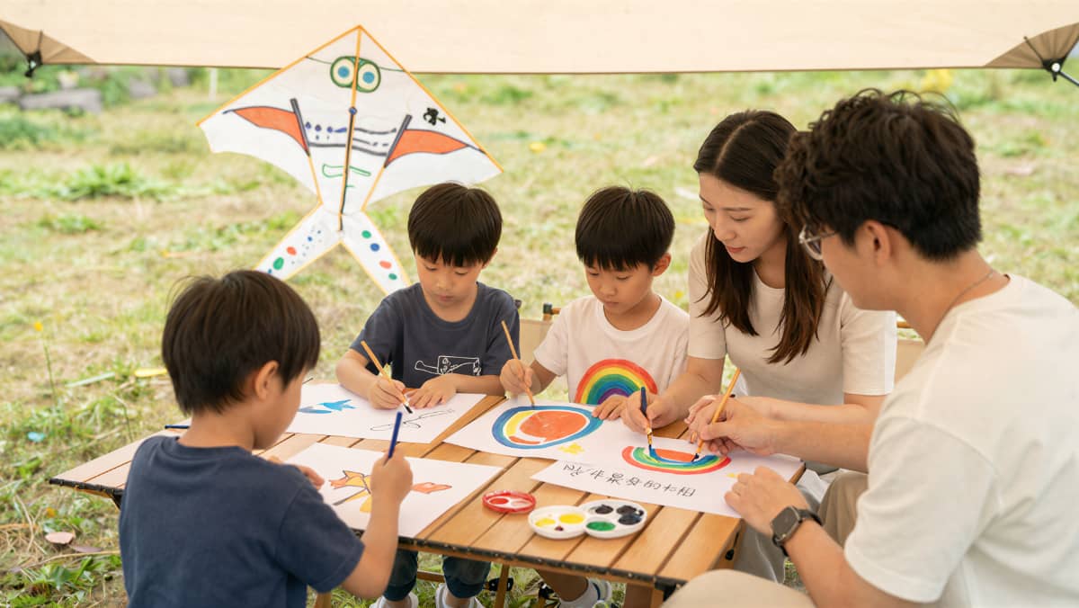 企业家庭日亲子团建活动示意图