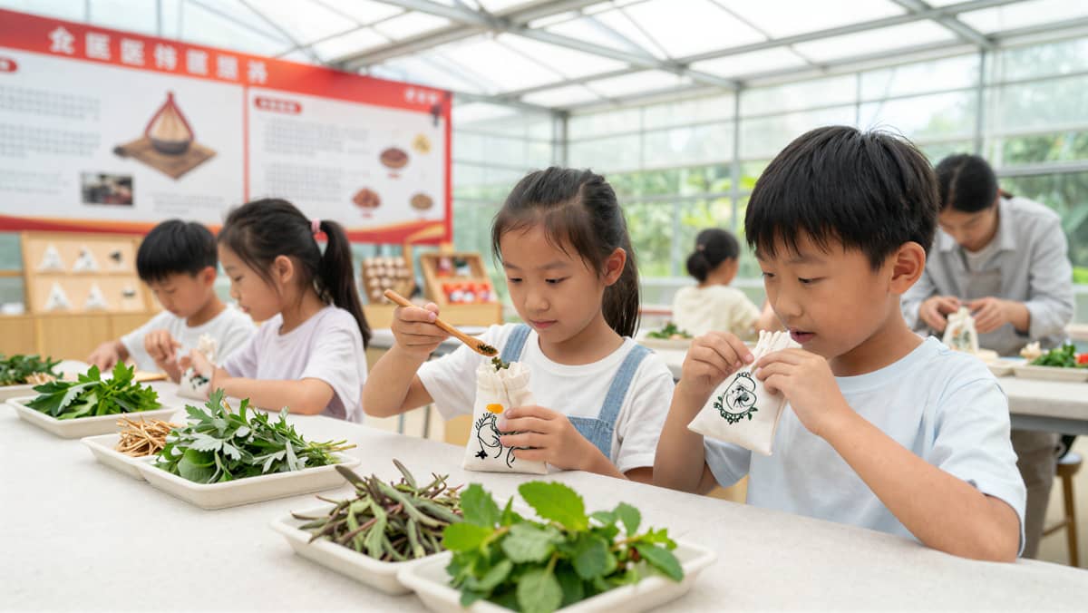 丰硕农场｜中医香囊制作意图