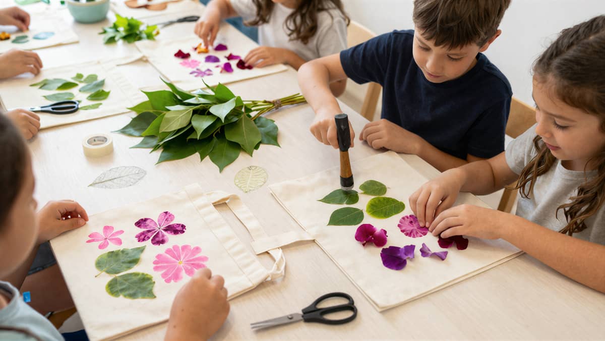 丰硕农场｜植物印染示意图