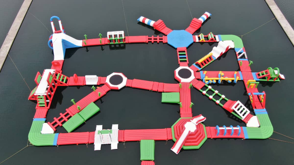 水上闯关全景示意图