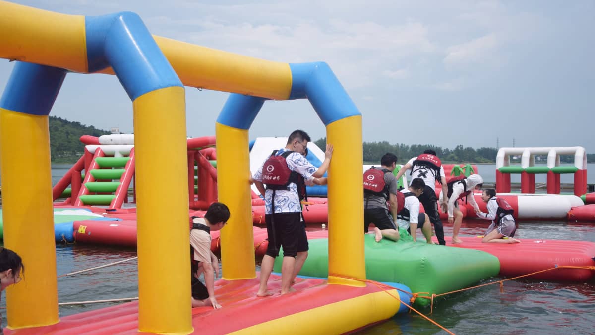 金牛湖闯关示意图