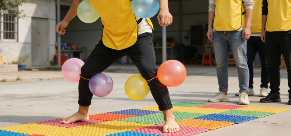 趣味接力赛 | 杭州德尔塔拓展团队建设课程