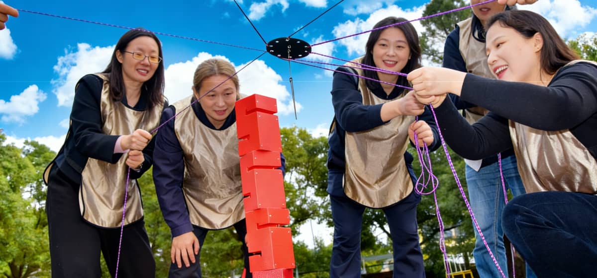 合力筑塔 | 杭州德尔塔拓展团队建设课程