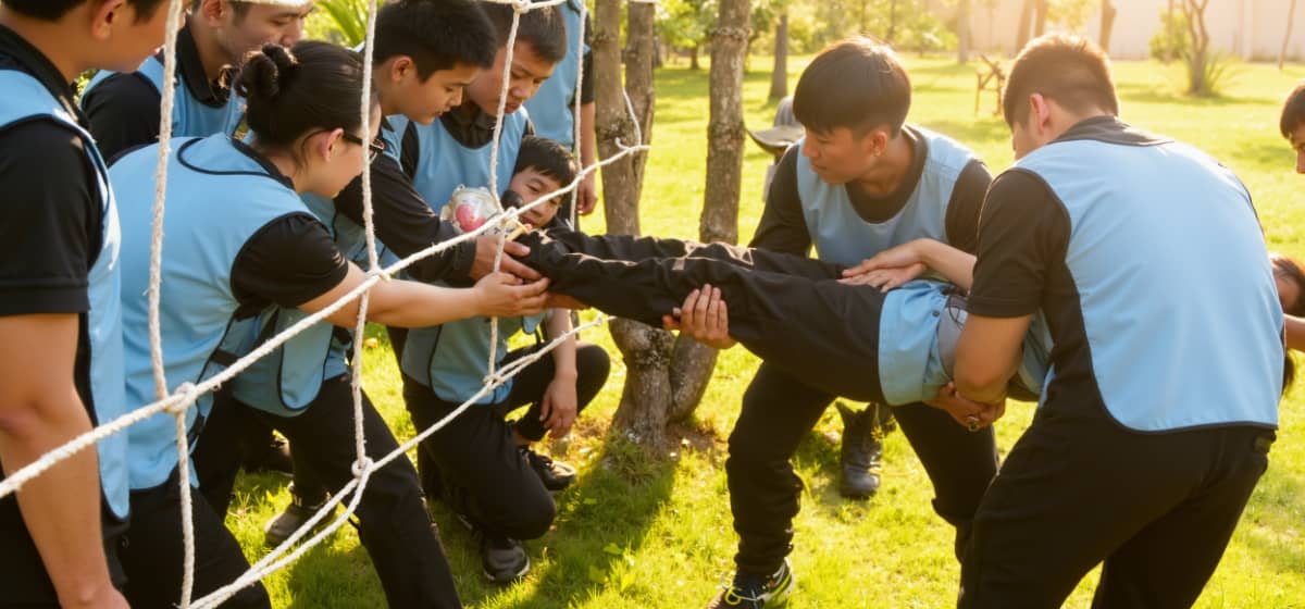 穿越电网| 杭州德尔塔拓展团队建设课程