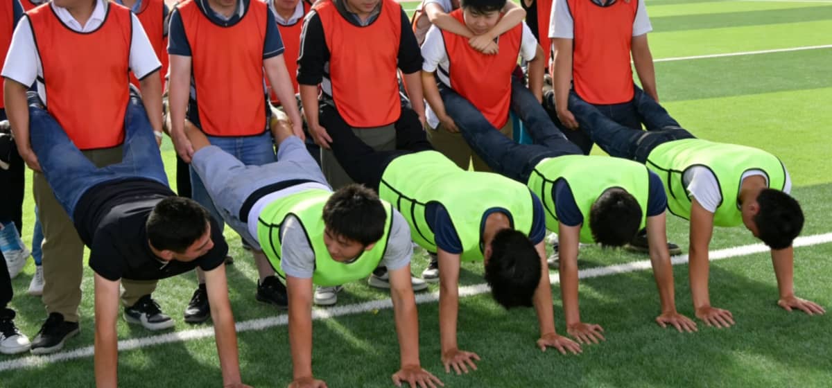 奇形过河| 杭州德尔塔拓展团队建设课程