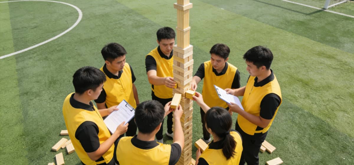 哑人筑塔| 杭州德尔塔拓展团队建设课程