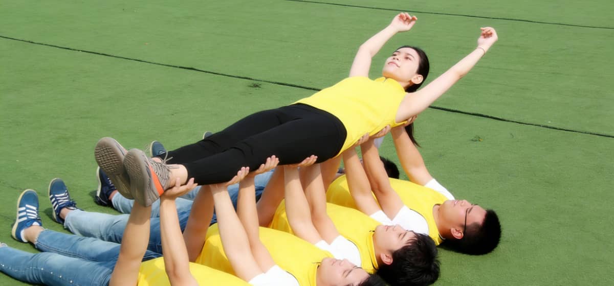 卧式传递| 杭州德尔塔拓展团队建设课程