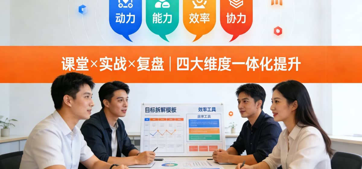 课堂×实战×复盘｜四大维度一体化提升