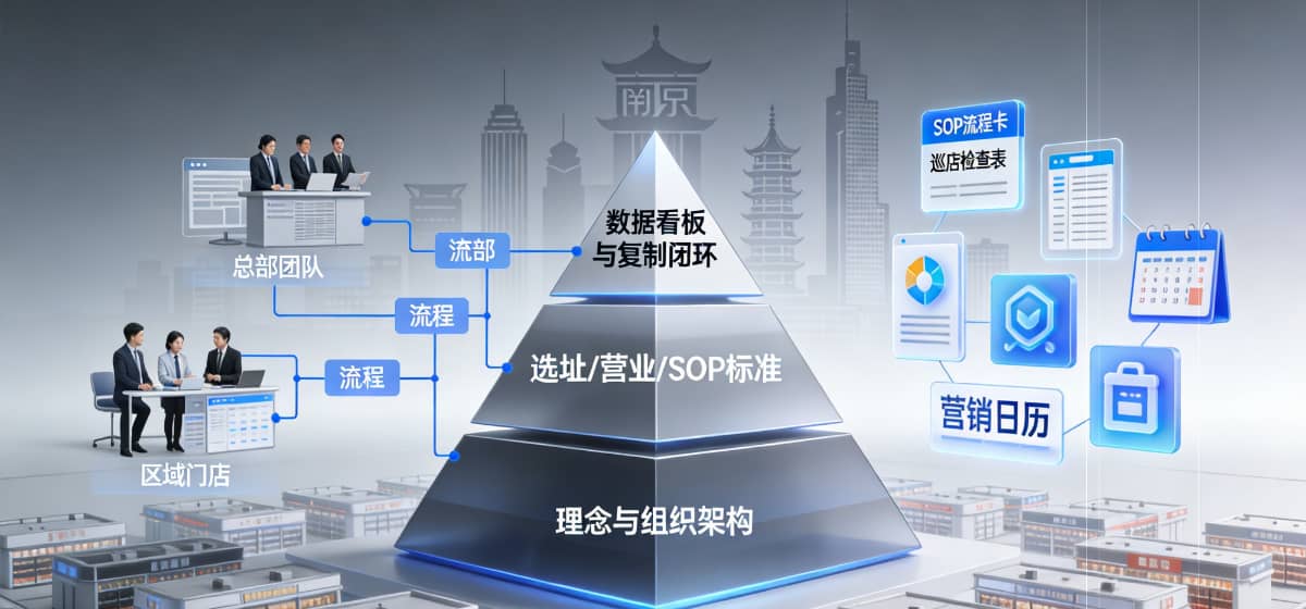 杭州德尔塔拓展｜连锁复制体系搭建示意图