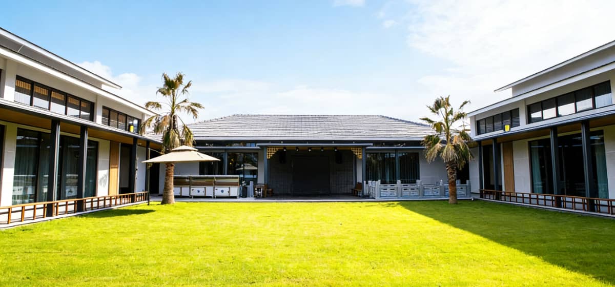 垄上行庭院环境